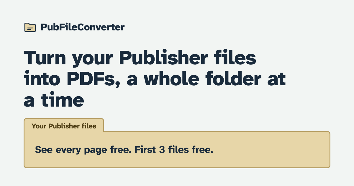 I built a converter for the Publisher files Microsoft just orphaned